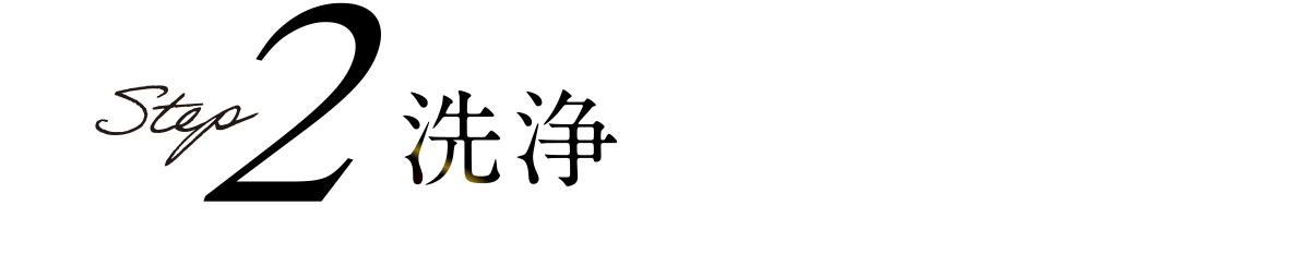 Step2 洗浄